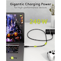 Miniatyrbild 5 av 11: USB-C™-kabel, USB4™, 240 W, 40 Gbit/s, Power Delivery, 0,5 m