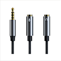 Miniatyrbillede 1 af 3: CB01 Hovedtelefon- og Mikrofonsplitter Adapter Audiokabel model 2