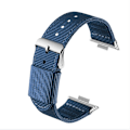 Pikkukuva 4 / 4: Tyylikäs nylonranneke Huawei Fit 3/4/4 Pro -kelloon Sininen
