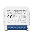 Miniatyrbillede 1 af 4: ZigBee Smart Switch ZWSM16 - 3 Gang Neutral Required - White
