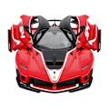 Pikkukuva 6 / 7: RASTAR R/C 1:14 Ferrari FXX K Evo kaukosäädinauto (punainen)