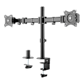 Miniatyrbild 1 av 11: OFFICE Dual Desk Mount, tilt, swivel, rotate, 13"-27"