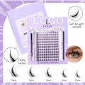 Miniatyrbild 2 av 5: Voluminous Segmental False Eyelashes, Natural Thic