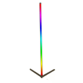 Pikkukuva 2 / 7: INF LED-lattiavalaisin kulmavalaisin RGB väriä vaihtava musta