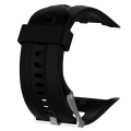 Miniatyrbillede 1 af 4: Silikonerstatningsrem urrem til Garmin Forerunner 10/15 Large herrestørrelse Sort