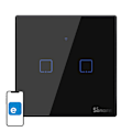 Miniatyrbild 2 av 10: Touchljusomkopplare WiFi + RF 433 Sonoff T3 EU TX (2-kanals)