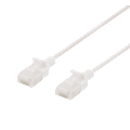 Miniatyrbild 2 av 2: U/UTP Cat6a patch cable, slim, 3,5mm diameter, 1m, white