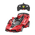 Pikkukuva 1 / 6: RASTAR Ferrari 1:18 FXXK kauko-ohjattu RC-auto itsekokoonpanoon (punainen)