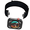 Miniatyrbillede 3 af 3: 20 mm nylon urrem til Huawei Watch Fit 3 Sort