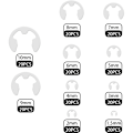 Miniatyrbild 4 av 5: 120 st Circlip Set - Extern Snap Retaining Rings Kit