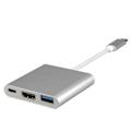 Miniatyrbillede 2 af 9: INF USB-C Multiport-adapter til USB, USB-C (USB PD), 4K HDMI-kompatibel