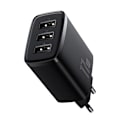 Miniatyrbild 6 av 7: Baseus kompakt snabbladdare, 3x USB, 17W (svart)