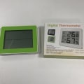 Miniatyrbillede 2 af 5: Digitalt indendørs termometer, hygrometer Grøn