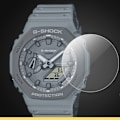 Miniatyrbillede 4 af 5: Skærmbeskytter i hærdet glas til Smartwatch (2-pack) Casio GA-2200