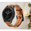 Miniatyrbillede 4 af 4: Elegant brun læderrem til Galaxy Watch 5/5 Pro