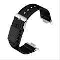 Miniatyrbillede 1 af 4: Stilfuld nylonrem til Huawei Fit 3/4/4 Pro Sort