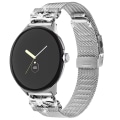Miniatyrbillede 7 af 7: Urrem i rustfrit stål til Google Pixel Watch1/2 Sølv