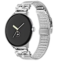 Pikkukuva 7 / 7: Ruostumattomasta teräksestä valmistettu kellonranneke Google Pixel Watch1/2:lle Musta