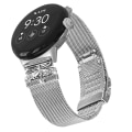 Miniatyrbillede 6 af 7: Urrem i rustfrit stål til Google Pixel Watch1/2 Sølv