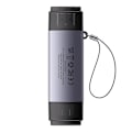 Miniatyrbild 5 av 8: Baseus Lite Series SD/TF minneskortläsare, USB + USB-C (grå)