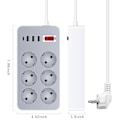 Pikkukuva 5 / 6: EU-standardipistorasia USB- ja Type-C-porteilla