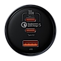 Miniatyrbild 5 av 11: Billaddare Baseus Qualcomm, USB, 2x USB-C, 160W (grå)