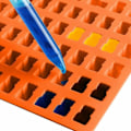 Miniatyrbillede 6 af 6: Slikform til vingummibamser Silikone Orange
