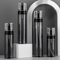 Miniatyrbild 3 av 5: 3-delad PETG förtjockad rund sprayflaska set - 30 ml, 60 ml, 100 ml