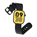 Miniatyrbillede 7 af 8: Zeblaze Btalk Plus Smartwatch (sort).