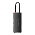 Pikkukuva 6 / 11: Hub Baseus OS Lite 6-portti (C-tyyppi HDMI+USB3.0*2+PD+SD/TF) (musta