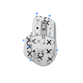 Miniatyrbillede 1 af 7: Forbedrede Grip Mouse Stickers til Logitech MX Master 3/3s Hvid