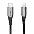Pikkukuva 2 / 6: USB-C 2.0 - Lightning Cable Vention TACHH 2m MFi harmaa