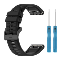 Miniatyrbild 1 av 5: Tvåfärgat Klockarmband för Garmin Fenix/Epix Flerfärgad 20 mm