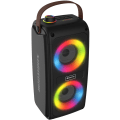 Miniatyrbild 4 av 4: Högtalare Bluetooth 2x5W LED-ljus Portabel BTV-230