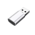 Miniatyrbillede 1 af 5: USB 3.0 (han) til USB-C (hun) adapter Sølv
