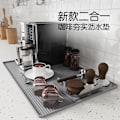 Miniatyrbillede 2 af 7: Kaffemaskinemåtte - 9,84in x 7,87in Sort
