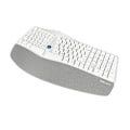 Miniatyrbild 3 av 3: Trådlöst ergonomiskt tangentbord Delux GM901D BT+2.4G (vit)