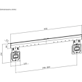 Miniatyrbillede 9 af 9: Ultraslim TV-vægbeslag Basic FIXED (XL), sort