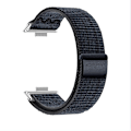 Miniatyrbillede 1 af 4: Stilfuld nylon loop sportsrem til Huawei Watch Fit 4/3 Blå