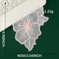 Miniatyrbillede 8 af 11: 12-delt Lace Flower Applique Broderede Patches til DIY Crafts