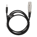 Miniatyrbild 2 av 4: XLR to 3,5mm adapter, 1,5m, 3-pin XLR, Cisco pinout, black