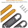 Miniatyrbillede 3 af 8: Reflekterende navbeskytter til hjul Xiaomi M365 / Pro2 / 1S el-scooter