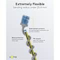 Miniatyrbild 7 av 11: Ultraflexibel patchkabel CAT 6A, slim, U/UTP, grå