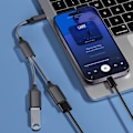 Miniatyrbild 4 av 5: Typ-C till Dual USB 2.0-Adapter Svart