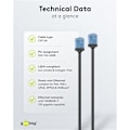 Miniatyrbild 9 av 11: Ultraflexibel patchkabel CAT 6A, slim, U/UTP, svart
