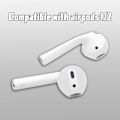 Miniatyrbillede 5 af 5: Silikone ørehætter cover til AirPods 1/2 generation Sort