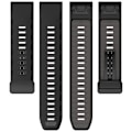 Miniatyrbillede 5 af 7: Urrem til Garmin Smartwatch Sort+grå 22 mm
