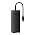 Miniatyrbild 10 av 11: Baseus Lite Series Hub 4in1 USB-C till 4x USB 3.0 + USB-C, 25cm (svart)