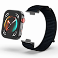 Miniatyrbillede 1 af 3: 20 mm nylon urrem til Huawei Watch Fit 3 Sort