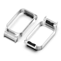 Pikkukuva 1 / 2: Metallikehys Xiaomi Band 9 Active / Redmi Band 3:lle (18 mm) Hopea